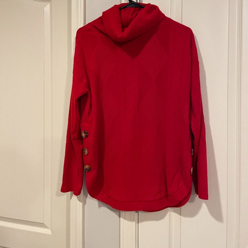 Como Blu  Beautiful Red Sweater  s/p